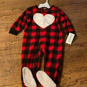 Carter’s fleece onesie 18 mos